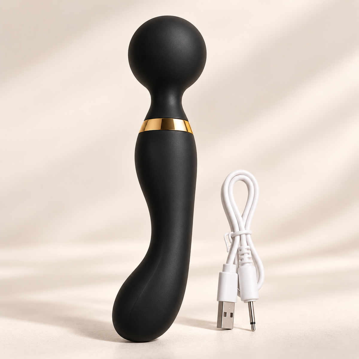 PNV Dual-Control Wellness Massager, Ergonomic Design