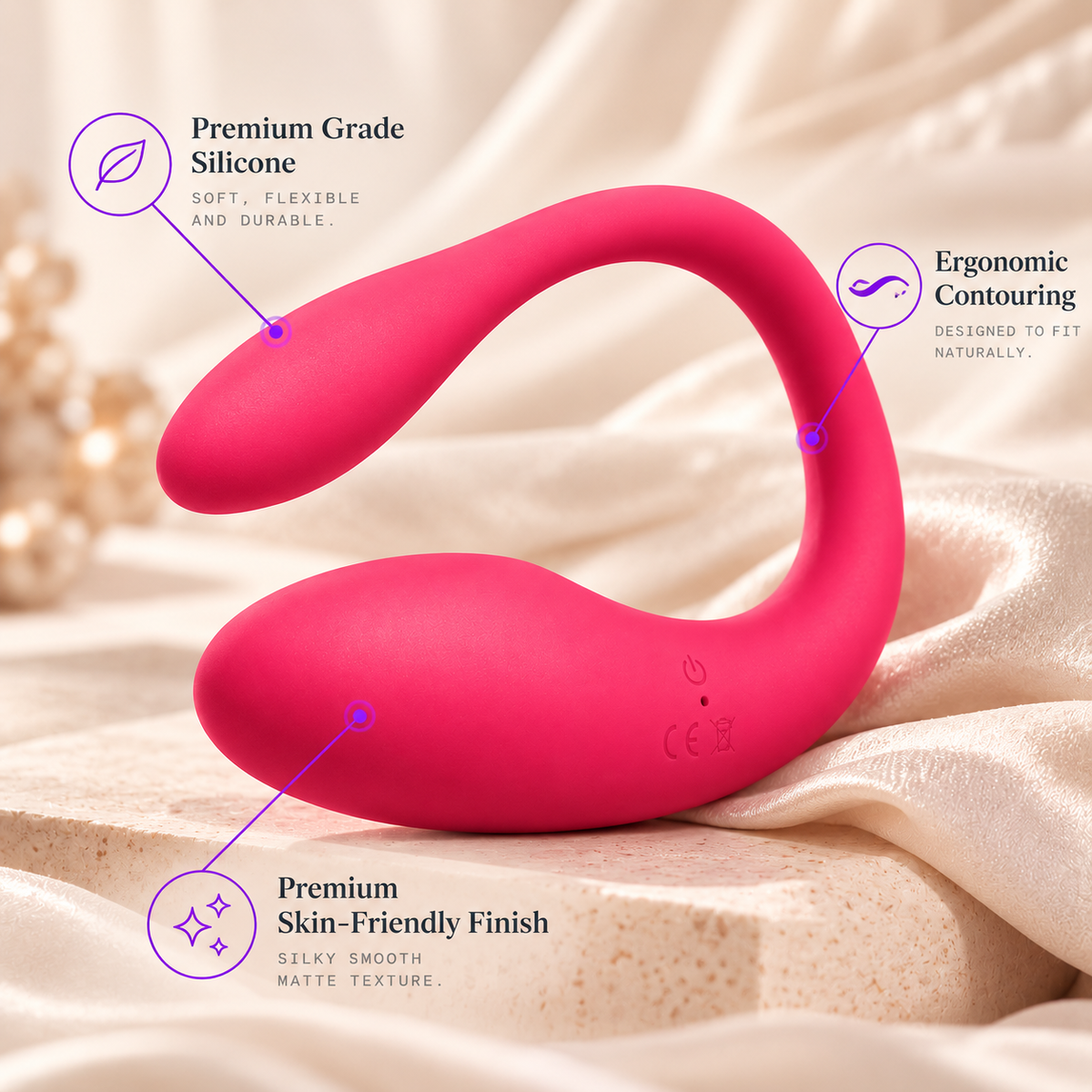 PNV OrgaSync Wellness Massager, Customizable App Settings