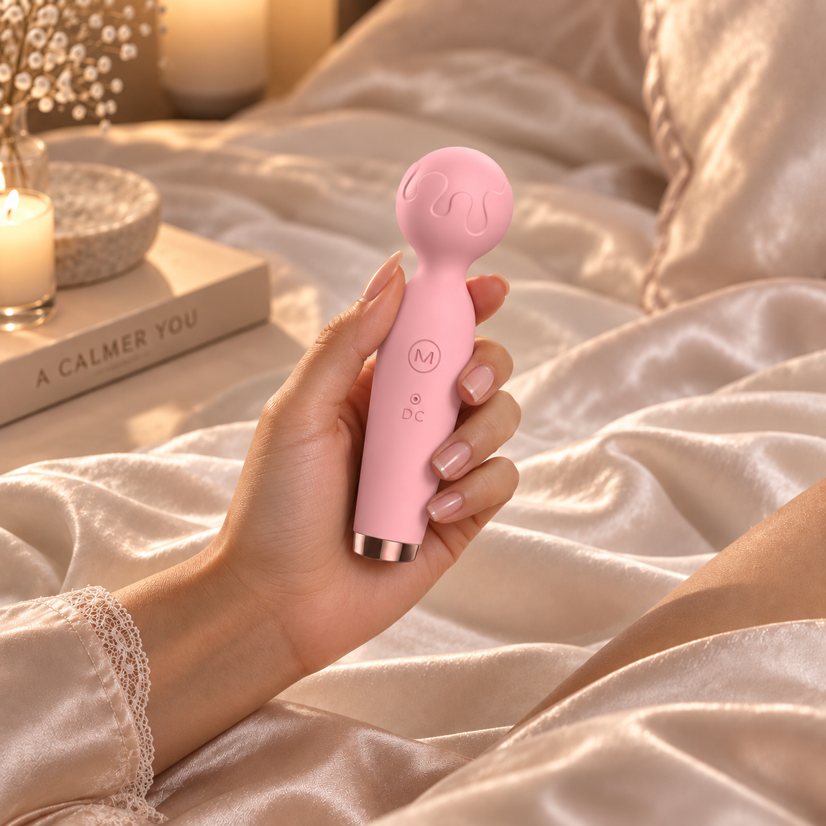 PNV PocketPulse Mini Wand, Compact 15 cm, Rechargeable