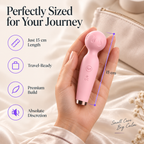 PNV PocketPulse Mini Wand, Compact 15 cm, Rechargeable