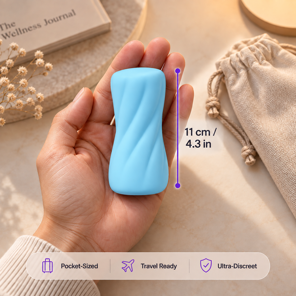 PNV BlueRipple Manual Wellness Grip for Relaxation